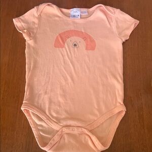 🍓3/$10 Zara Orange Bodysuit One Piece size 2-3Y